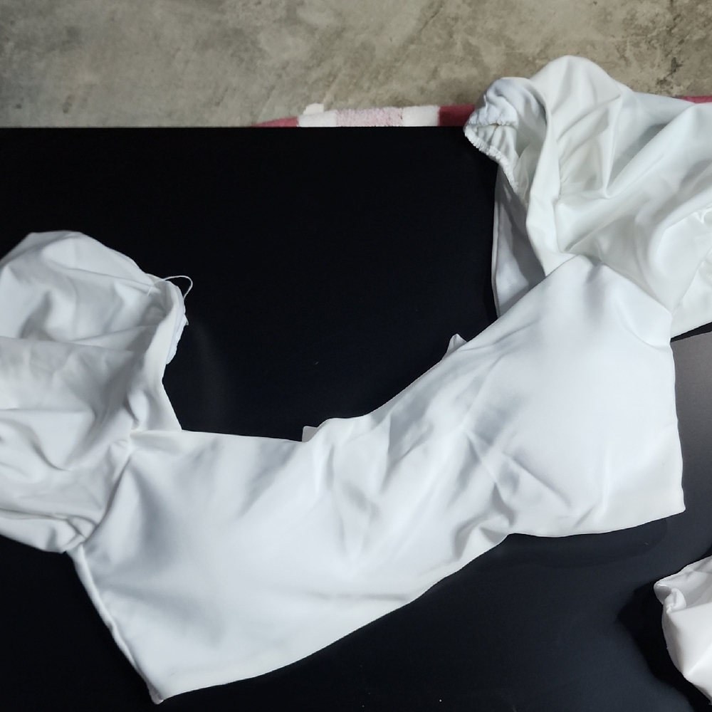 Hayden La Elegant White Bikini 2 Piece Set Bridal Bikini Set